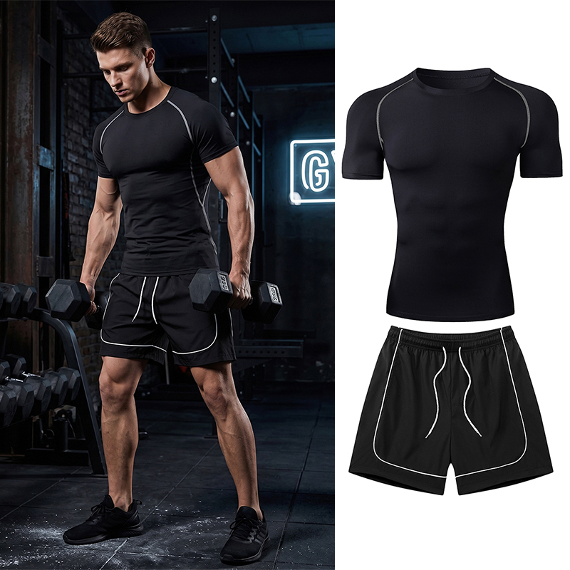 Men's Workout Running Gear 2 P - đánh giá và giá Compression Shorts Athletes