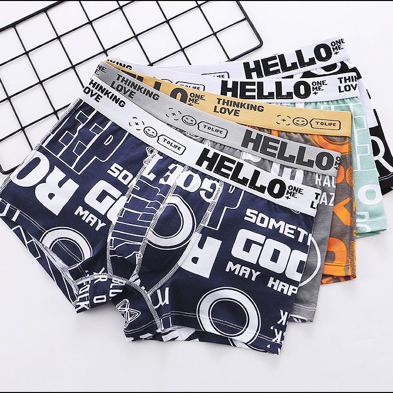 Men Panty Two Pack Printing Fl - đánh giá và giá Boxer Brief Pack Cotton